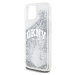 DKNY Liquid Glitter Arch Logo kryt iPhone 15 čirý