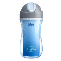 CHICCO Sport termo s brčkem 266 ml modrý 14m+