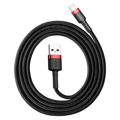 Baseus Cafule USB Lightning kabel 2,4A 0,5m (červeno-černý)