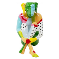 KARE Design Deco Figurine Gangster Dog Colore 80cm