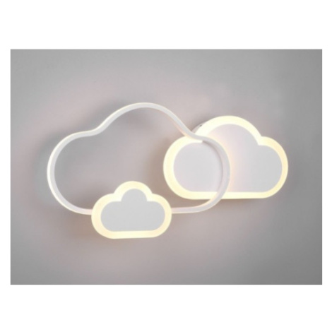 Stropní LED osvětlení tvar mraky, bílé Asko