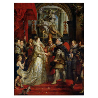 Obrazová reprodukce The Proxy Marriage of Marie de Medici  and Henri IV, Peter Paul Rubens, 30 ×