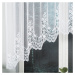 Dekorační oblouková krátká záclona na žabky BERENIKA 130 bílá 330x130 cm MyBestHome