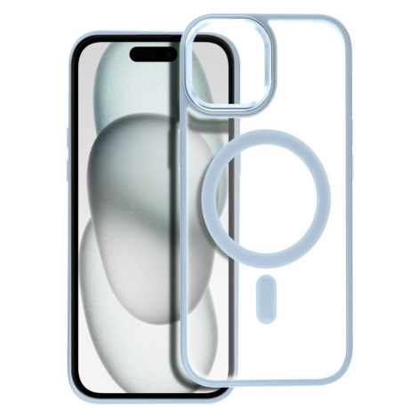 Smarty Matte Mag kryt s MagSafe iPhone 15 modrý
