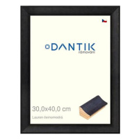 DANTIK rámeček 30 × 40, Lauren čenomodrý plexi čiré