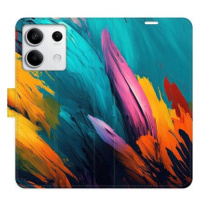 iSaprio flip pouzdro Orange Paint 02 pro Xiaomi Redmi Note 13 5G