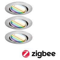 PAULMANN LED vestavné svítidlo Smart Home Zigbee Base Coin základní sada výklopné kruhové 90mm 2
