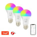 IMMAX NEO Smart sada 3x žárovka LED E27 11W RGB+CCT barevná a bílá, stmívatelná,Zigbee 3.0