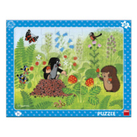 Puzzle deskové 40 dílků Krtek a jahody