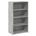 vidaXL Skříň highboard betonově šedá 70 x 41 x 124 cm kompozitní dřevo