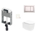 Závěsný WC set k zazdění SAT SIKOTZTOR72CR