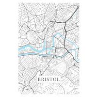 Mapa Bristol white, (26.7 x 40 cm)