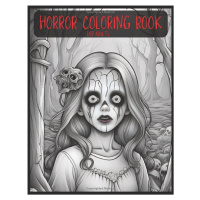 Horror Coloring Book, antistresové omalovánky, ArauK Design