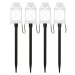 EMOS LED dekorace - zapichovací lucerny bílé, venkovní i vnitřní, studená bílá DCLC01