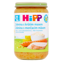 HiPP BIO Zelenina s krůtím masem 220 g