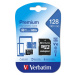 VERBATIM MicroSDXC Premium karta 128GB + SD adaptér