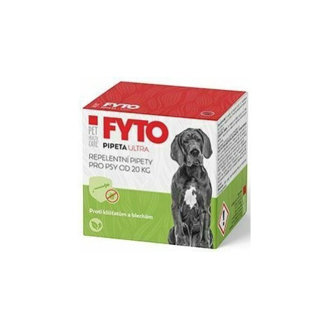 PET FYTO PIPETA ULTRA pes od 20kg 6x10ml PET HEALTH CARE