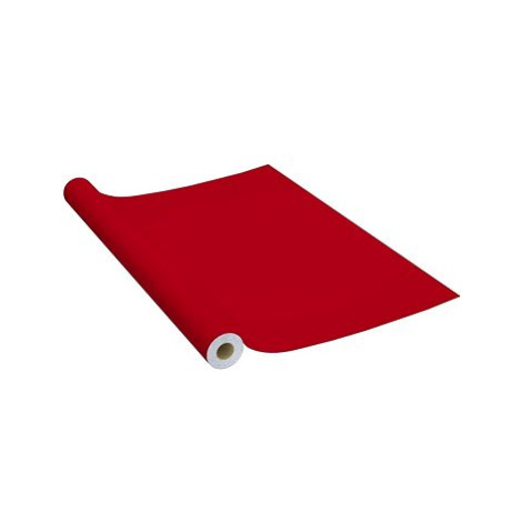 samolepící tapety na nábytek 2 ks červené 500 x 90 cm PVC SHUMEE