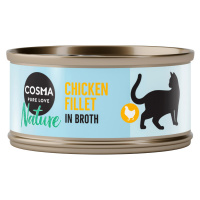 Cosma Nature, 24 x 70 g - 20 + 4 zdarma! - Kuřecí filety