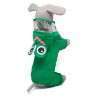 Vsepropejska Zambi pláštěnka pro psa Barva: Zelená, Délka zad (cm): 21, Obvod hrudníku: 28 - 30 