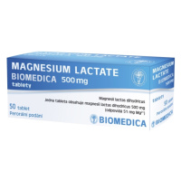 BIOMEDICA Magnesium Lactate 500 mg 50 tablet