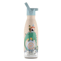 Cool Bottles dětská nerezová termolahev Kids Dragon Dreams třívrstvá 350 ml 3D