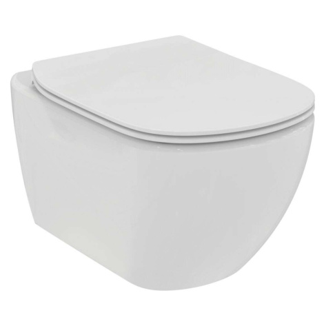 IDEAL STANDARD Tesi Závěsné WC se sedátkem SoftClose, RimLS+, bílá T536001