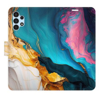 iSaprio Flip pouzdro Colourful Marble pro Samsung Galaxy A13 / A13 5G