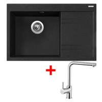 Sinks Rim 780 L Granblack + Elka