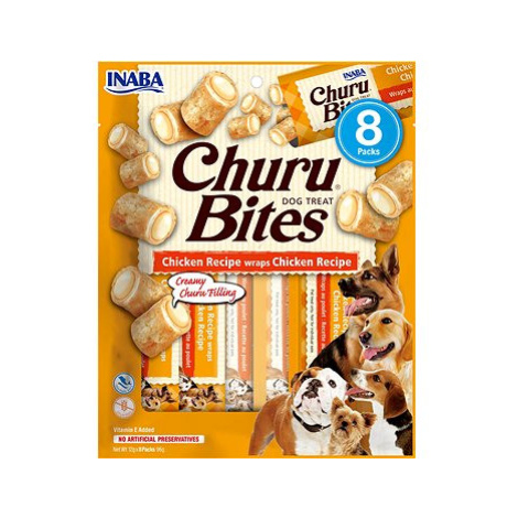 Inaba Churu Dog Bites kuřecí wraps 8 × 12 g