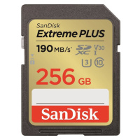 SanDisk Extreme PLUS SDXC 256GB 190MB/s V30 UHS-I