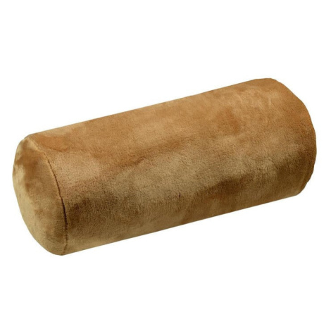 Relaxační polštářek z mikroplyše DOUDOU karamelový 20 x 45 cm