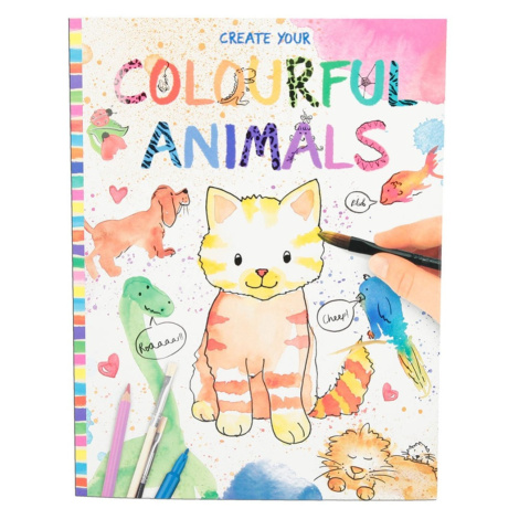 Create your, 1737788, Colourful animals, kreativní omalovánky