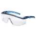 Uvex Ochranné brýle atrospec 2.0, odolné vůči poškrábání, černá/modrá, od 50 ks