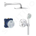 Grohe 34743000 - Sprchový set Perfect s podomítkovým termostatem, 21 cm, chrom