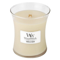 Vonná svíčka WoodWick střední - Vanilla Bean, 9,8 cm x 11,5 cm, 275g