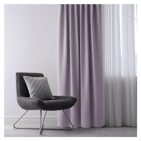 Zatemňovací závěs blackout RESTILO růžovofialový 140 x 245 cm sada 2 ks decoDoma