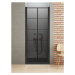 New trendy Dveře sprchové New Soleo Black 80 cm dvoukřídlé s ozdobnými profily