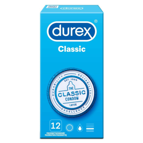 Durex Classic kondomy 12 ks