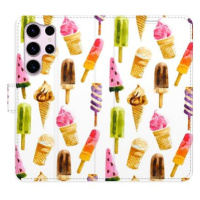 iSaprio flip pouzdro Ice Cream Pattern pro Samsung Galaxy S23 Ultra