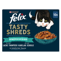 FELIX Tasty Shreds výběr z vody 60 × 80 g