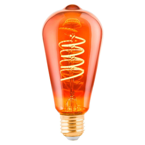 Eglo LED žárovka E27 ST64, 4 W, 30 lm, 2000 K, měděná