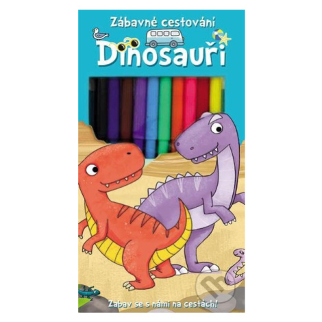 Dinosauři. Zábavné cestování (Zabav se s námi na cestách!) - kniha z kategorie Omalovánky