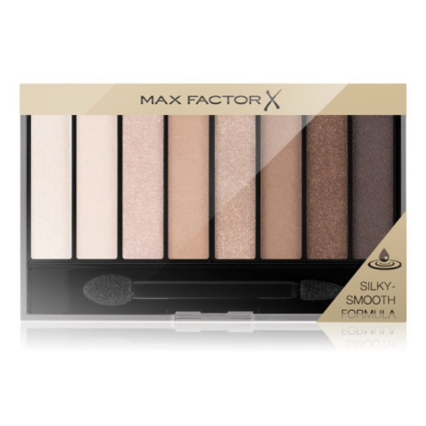 Max Factor Masterpiece Nude paletka očních stínů 01 Cappuccino Nudes 6,5 g