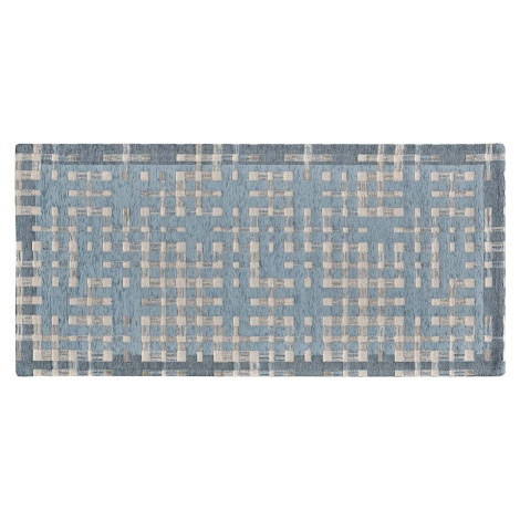 Modrý pratelný běhoun 55x190 cm Dama Azzurro – Floorita