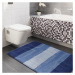 Modré protiskluzové koberečky do koupelny