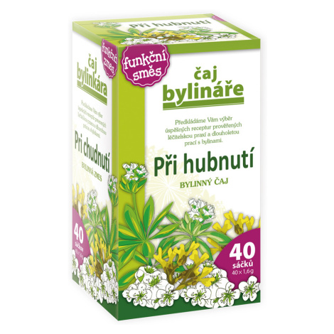 Čaj bylináře Při hubnutí nálevové sáčky 40x1,6 g