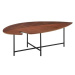 Danish Style Konferenční stolek Letysa, 120 cm, tmavě hnědá