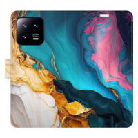 iSaprio Flip pouzdro Colourful Marble pro Xiaomi 13