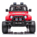 Mamido Dětské elektrické autíčko Jeep Power 4x4 červené